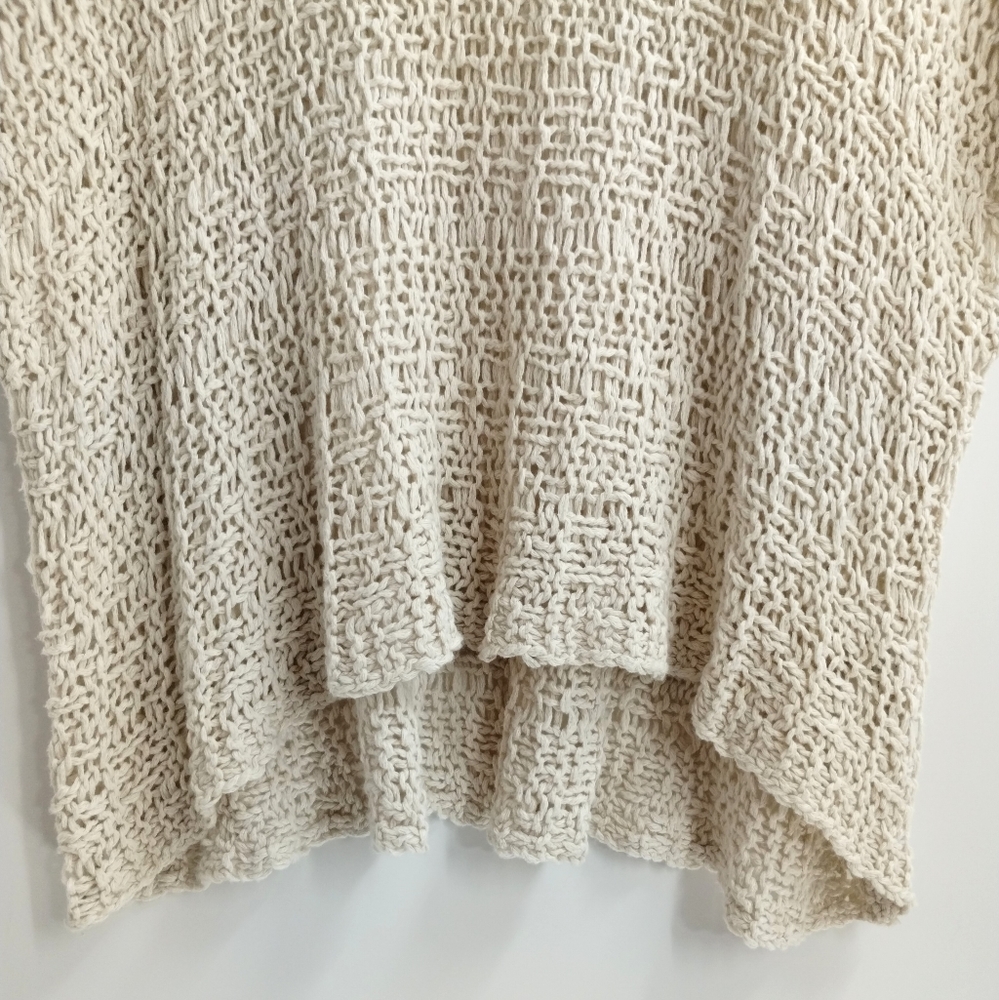 Abercrombie & Fitch‎ Cream Open Knit Tunic Top - Picture 3 of 7